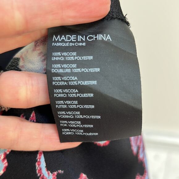 Club Monaco Floral Jumpsuit Sleeveless Cropped Wide Leg 4 small - Picture 4 of 5